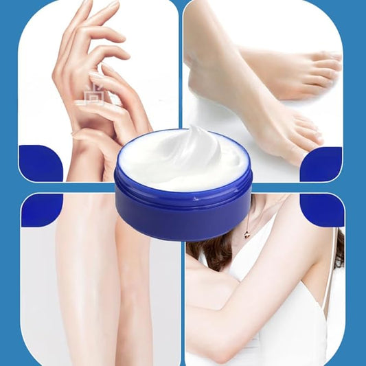 2 PCS/Set Heel Balm Anti-cracking Cream, Women's and Men's Moisturizing Hands, Feet and Heels (BLUE 4)