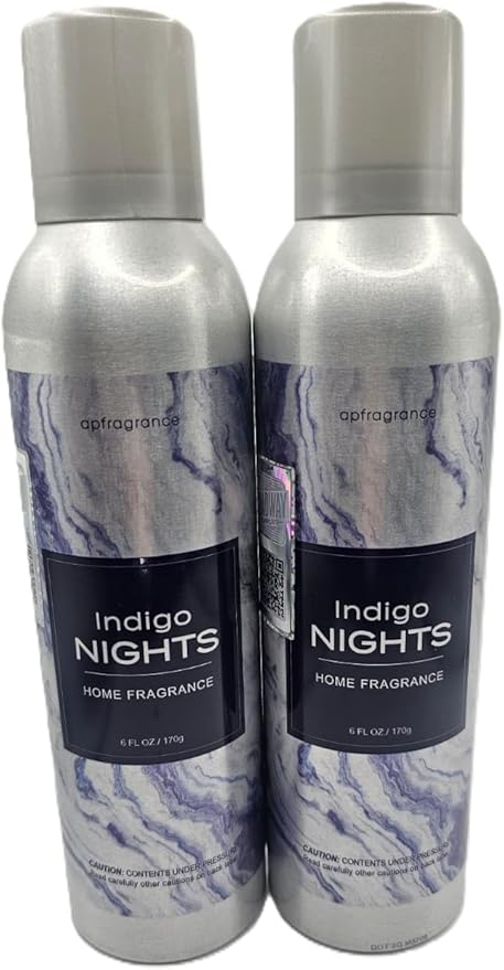 AP Fragrance Indigo Nights - Air Freshener Spray - Concentrated Room Deodorizer, 2 Pack