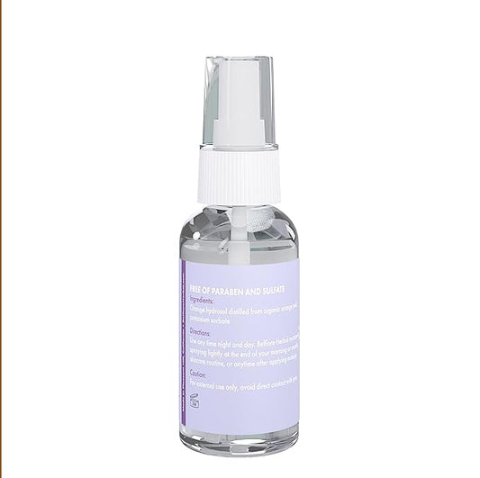 Vitamin C Mist Spray Set, Organic Face & Body Hydration, 100% Natural Orange Plant Extracts, Vegan non-GMO, 2 ounce (3 Pack)