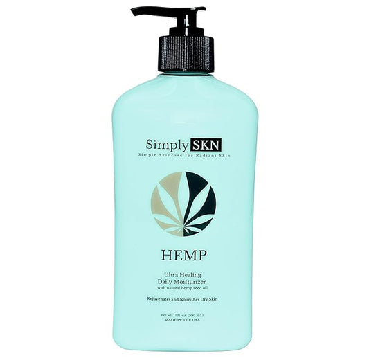 Ultra Healing Hemp Daily Moisturizer - 17 fl. oz. - Made in USA