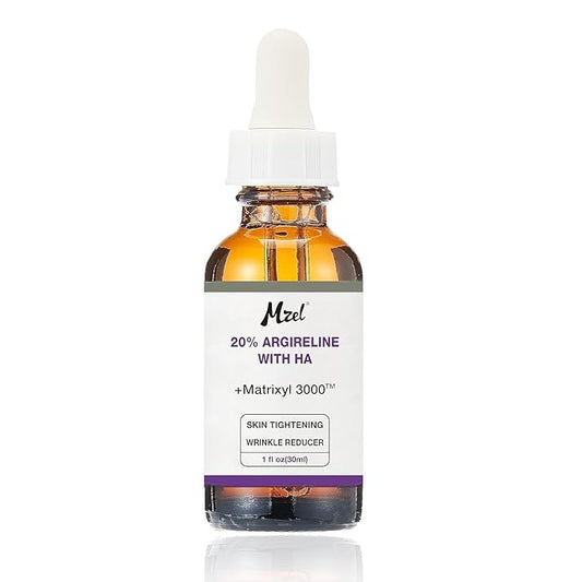 20% Argireline Serum with Matrixyl 3000 Pure Hyaluronic Acid For Face,With Vitamin C,Deep Wrinkle Reducer Anti Aging Tones Skin and Stimulates Collagen Peptides Serum For Face