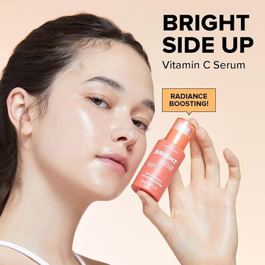 I DEW CARE Vitamin C Face Serum - Bright Side Up | Hydrating with Niacinamide, Korean Glass Skin Care, Facial Treatment, Non-irritating, Lightweight, Exfoliating, 1.01 FL Oz