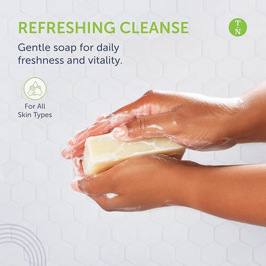 Truremedy Naturals Pack of 2 Tea Tree Body Wash with Peppermint and Eucalyptus - Soothing Tea Tree Oil Bar Soap for Men and Women - Refreshing Foot and Body Soap Bars for All Skin Types