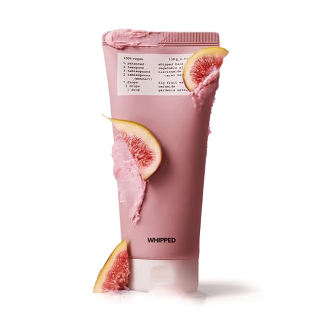 WHIPPED Cream Facial Cleanser- Fig + Shea Butter Face Wash - For Dry Skin, Hydrating Cleanser, Niacinamide, Hyaluronic Acid, Ceramide, Vegan Korean Skincare,4.5 oz (Muhwabutter (Fig + Cacao Butter))
