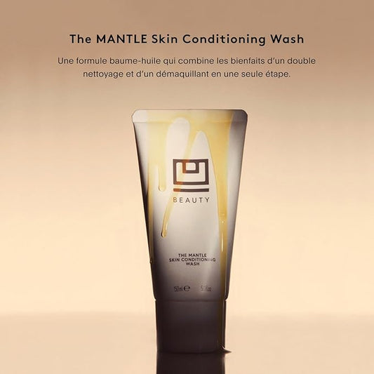 U Beauty The MANTLE Skin Conditioning Wash - Hydrating Facial Cleanser & Makeup Remover with Vitamin C + E, Fruit AHAs, and Hyaluronic Acid for Clean, Refreshed and Hydrated-Looking Skin - 5.0 fl oz