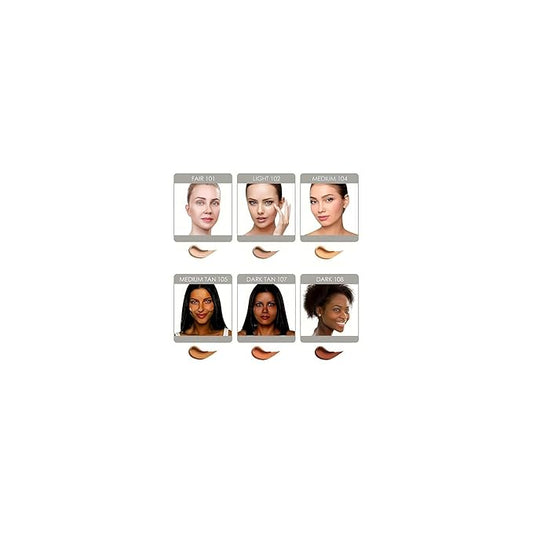Bellaterra Cosmetics BB Cream - Tinted Moisturizer, Mineral Foundation Makeup, Light 102 | Skin Perfector, 1.69 oz