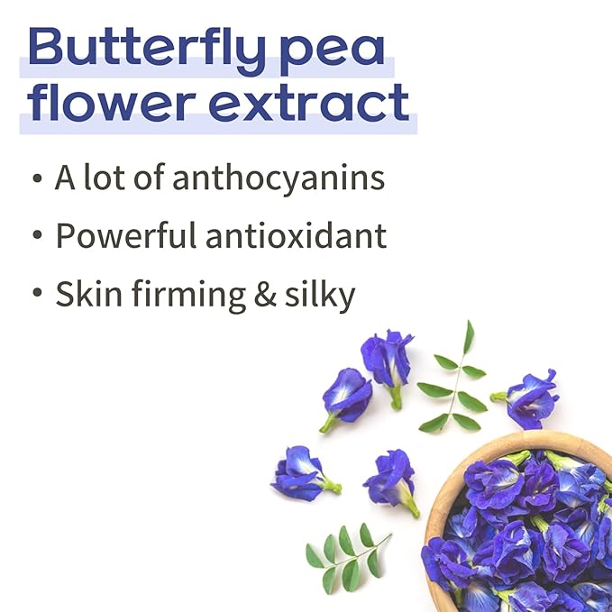 ONGREDIENTS Butterfly Pea Cleansing Ball, Face Soap Bar, Jelly Ball Cleanser, 3.8 Ounce
