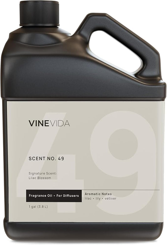 VINEVIDA [128 Fl Oz] Lilac Blossom Fragrance Oil for Cold Air Diffusers, Essential Oils for Diffuser Oil Refill & Air Freshener Room Spray