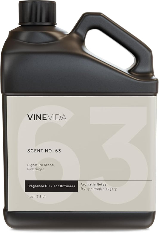 VINEVIDA [128 Fl Oz] Pink Sugar Fragrance Oil for Cold Air Diffusers, Essential Oils for Diffuser Oil Refill & Air Freshener Room Spray