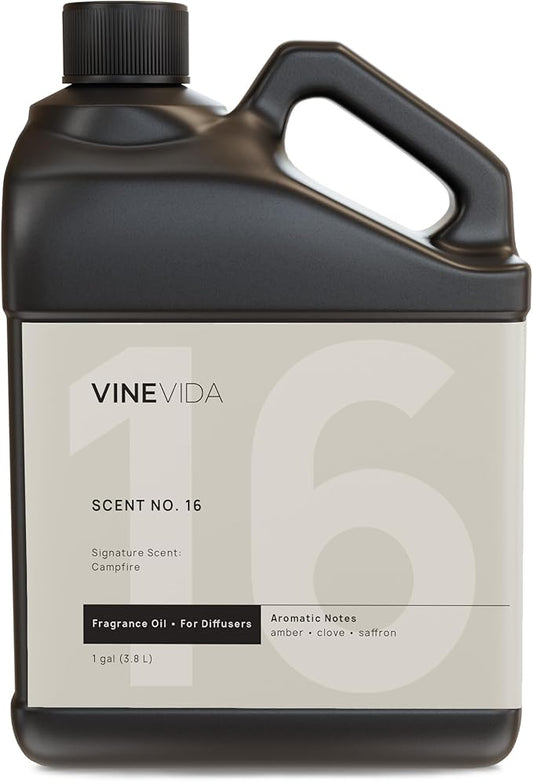 VINEVIDA [128 Fl Oz] Campfire Fragrance Oil for Cold Air Diffusers, Essential Oils for Diffuser Oil Refill & Air Freshener Room Spray