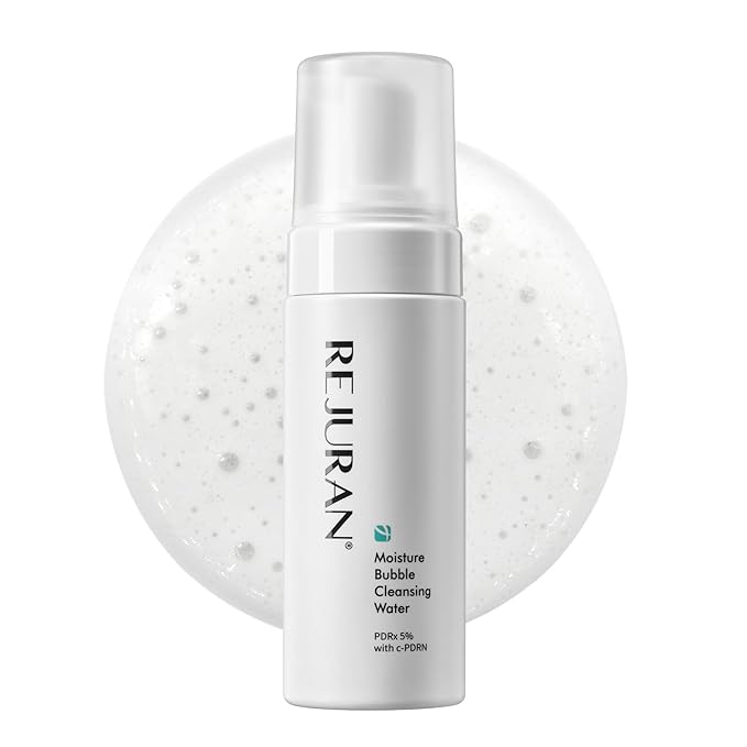 REJURAN® Moisture Bubble Cleansing Water, c-PDRN® - Facial Foaming Cleanser with PDRx, pH-Balanced and Hydrating, Micellar Water for Makeup Removal, Korean Skin Care (5.07 fl oz)
