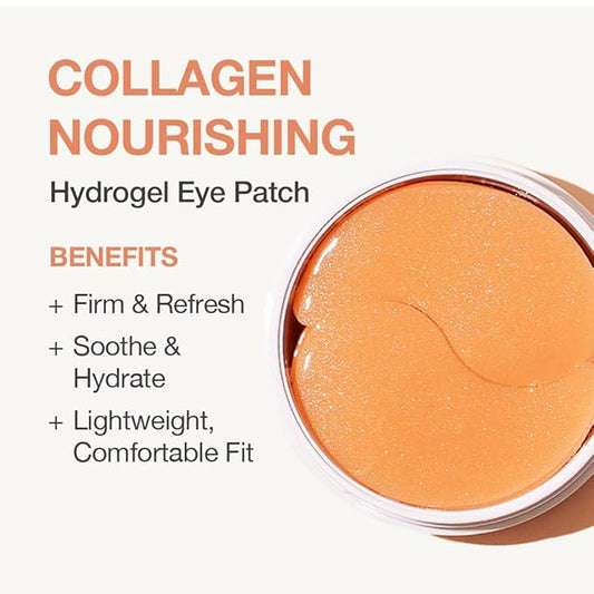 Collagen Nourishing Hydrogel Under-Eye Patch with Retinol and Peptides for Firmness and Hydration, 30 Pairs (60 ea)