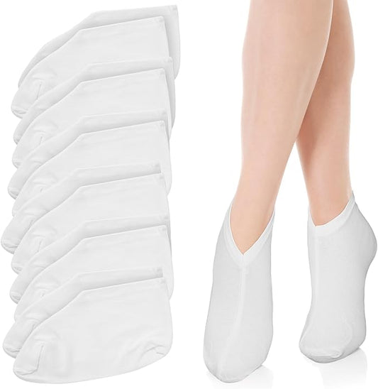 Cracked Heel Repair Socks - 6Pairs Moisturizing Heel Socks for Cracked Heels Moisturizer Spa Sock for Dry Cracked's Feet Overnight, Foot Care Lotion Sock for Women (US Szie 7-9)