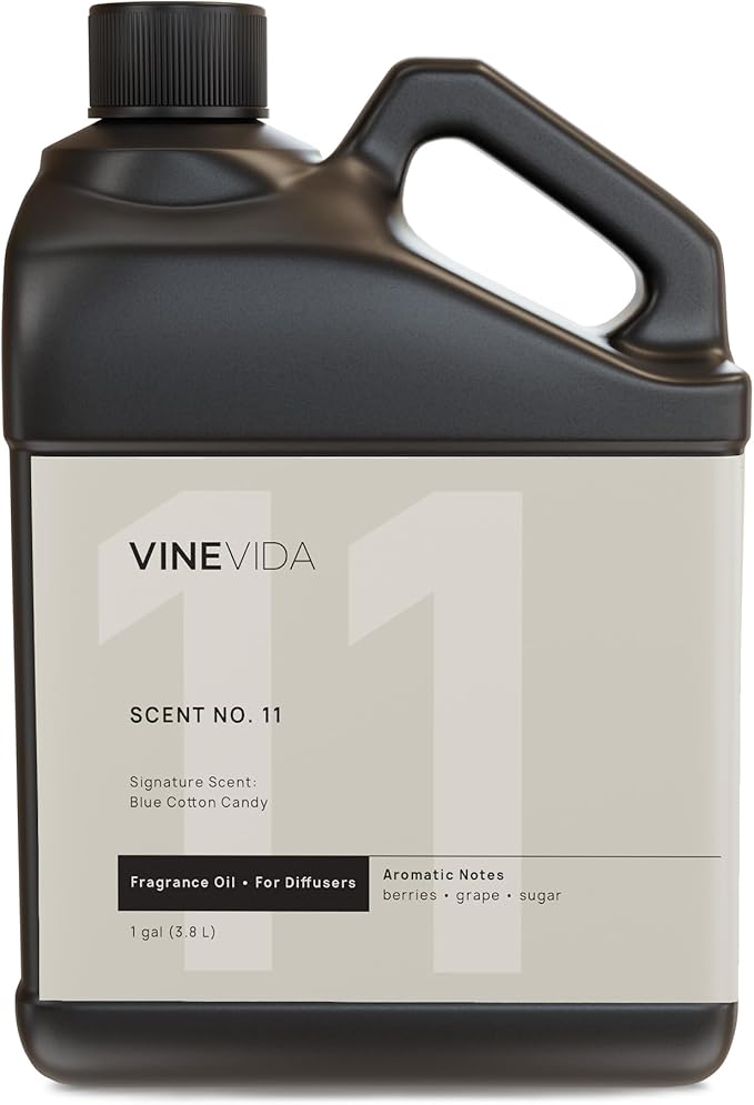 VINEVIDA [128 Fl Oz] Blue Cotton Candy Fragrance Oil for Cold Air Diffusers, Essential Oils for Diffuser Oil Refill & Air Freshener Room Spray