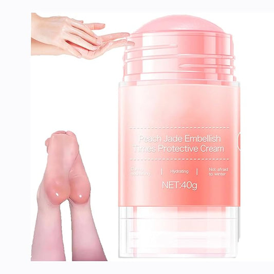 XIRUJNFD Crack Feet Prevention Stick, Foot Care Cream Cracked Feet, Remove Dead Skin, Moisturizing Smooth Foot Balm Stick For Dry Cracked Feets (Pink*1)