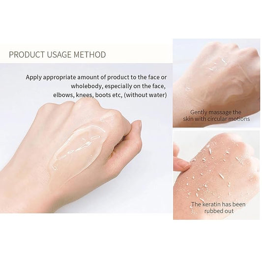 Orange Exfoliating Gel for Face and Body, Exfoliating Cleansing Gel Scrub, Remove Blackheads Moisturize Cleansing, Orange Enzymes Exfoliatings Gels All Types Skin (3PC, 3)
