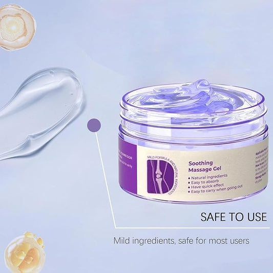2 PCS Joint Gel Purple Gel，Soothing Massage Cream，Joint Activities Throughout The Body，Soothes for Knees, Hands, Lumbar, Neck and Shoulders