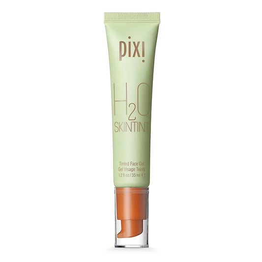 Pixi H2O SkinTint | Tinted Gel Moisturizer | Lightweight, Hydrating & Water-Resistant | Evens Tone & Reduces Redness | Cinnamon | 1.2 fl oz/35 ml