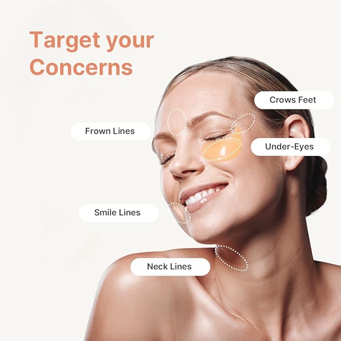 Collagen Nourishing Hydrogel Under-Eye Patch with Retinol and Peptides for Firmness and Hydration, 30 Pairs (60 ea)