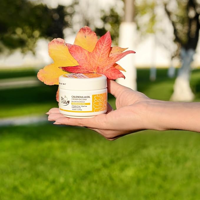 FARMASi Dr C Tuna Calendula Cream Balsam for Skin, Body Pure Natural Skincare Repair and Moisturizer Healing Effects for Dry Skin, Plant Rich Protection with Calendula, Chamomile 2.7 Fl