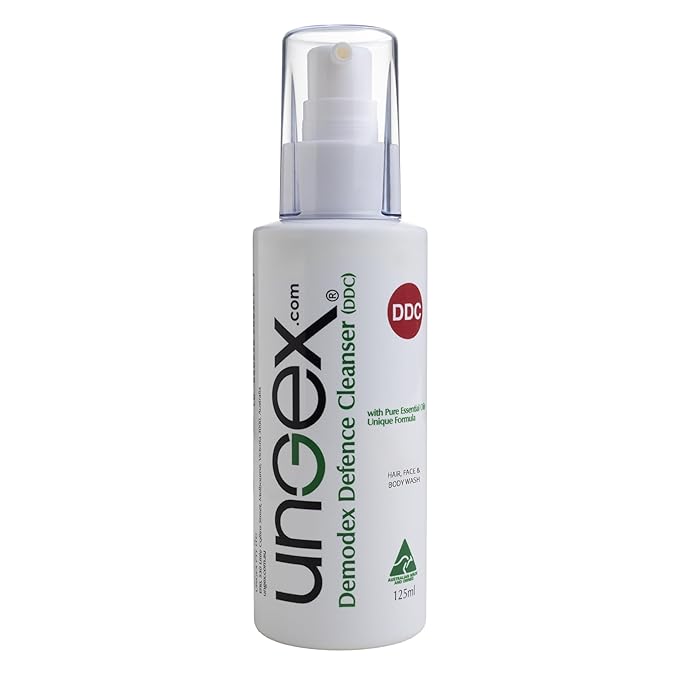 Ungex Demodex Defence Cleanser | Face, Scalp and Body Wash | Herbal Based | DDC