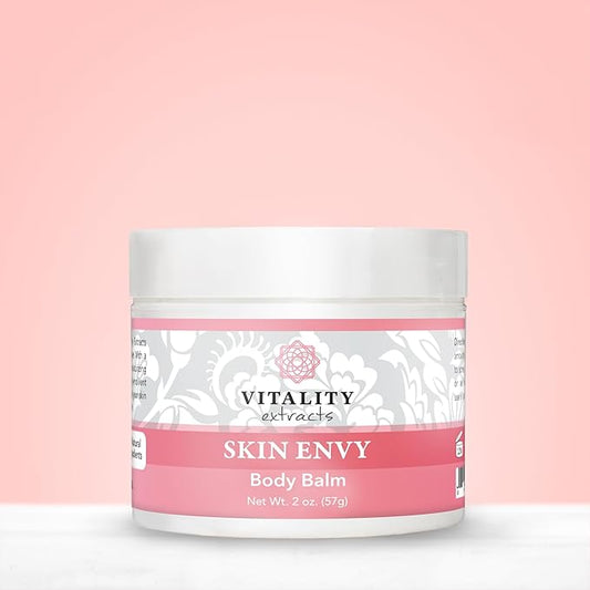 Vitality Extracts Skin Envy Balm - Moisturizer, Beeswax, Vitamin A, Skin Care, All Natural, Coconut Oil
