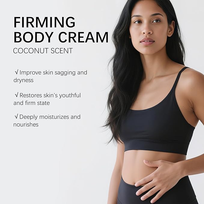 Champagne Lift Firming Body Creme, Deep Hydration Anti Wrinkle Firming Skin Nourishes Body Dry Skin. (Vanilla)