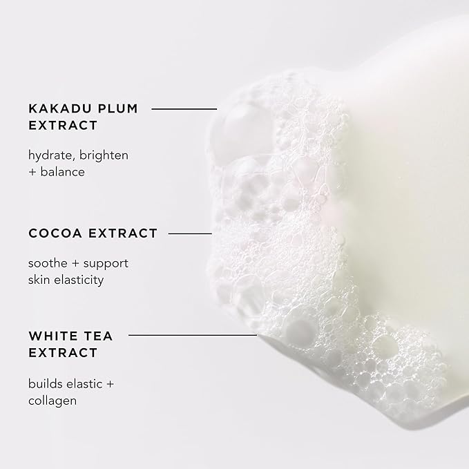 By Rosie Jane Wake Body Wash - Creamy, Hydrating Body Wash Made with Eucalyptus, Grapefruit & Lemon - Supports Skin Elasticity & Builds Collagen - Vegan & Non-Toxic (350ml)