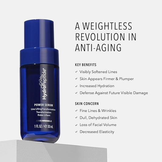 HydroPeptide Power Serum, Anti-Aging Lifting Wrinkle Treatment, Increases Skin Hydration, 1 Ounce