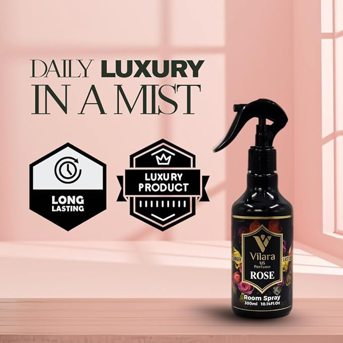 Room Spray Air Freshener –Odor Eliminator Spray for Home, Bathroom & Office – Long Lasting Floral Mist Deodorizer, Non Toxic Natural Air Spray for Bedding10.14 fl oz (Sky-Rose-Mango)
