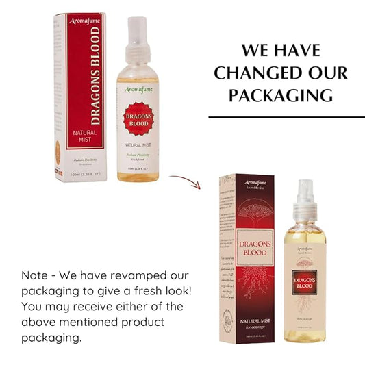 Dragons Blood Natural Resin Mist Spray by Aromafume | 100 ml / 3.3oz | Ideal for spirituality & rituals | Made with Dragons Blood Resin from Socotra | Non-alcoholic, non-toxic & vegan