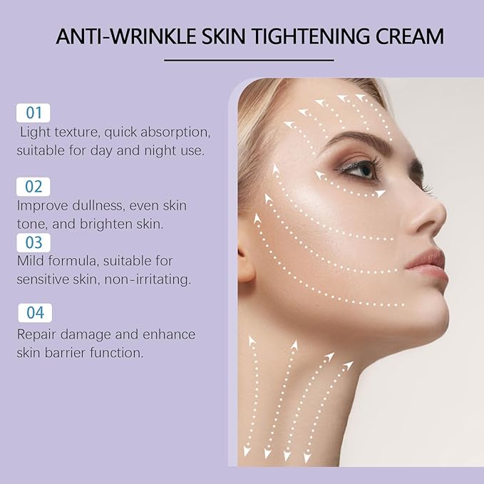 Night Renewal Toning Body Firming Cream,Smoothing &Tightening Treatment cream while you sleep, Help Reduce Fine Lines & Wrinkles, For All Skin Types (1)