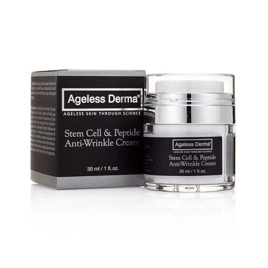 Stem Cell and Peptide Facial Anti Wrinkle Cream By Dr. Mostamand. This Anti Aging Face Moisturizer Restores Youthful Glow to Your Skin