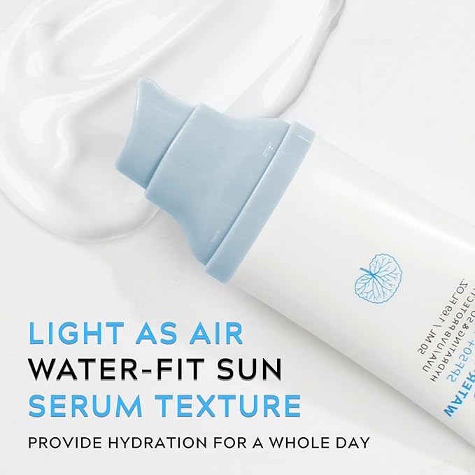 𝐶𝑒𝑛𝑡𝑒𝑙𝑙á Sunscreen SPF 50, Hyalu Cica Water-Fit Sun Serum, Face Sun Screen Long-Lasting Protection, Cen-tella Madagascar Sunscreen, NO White Cast - Dry Oily Korean Skincare (Blue 1)