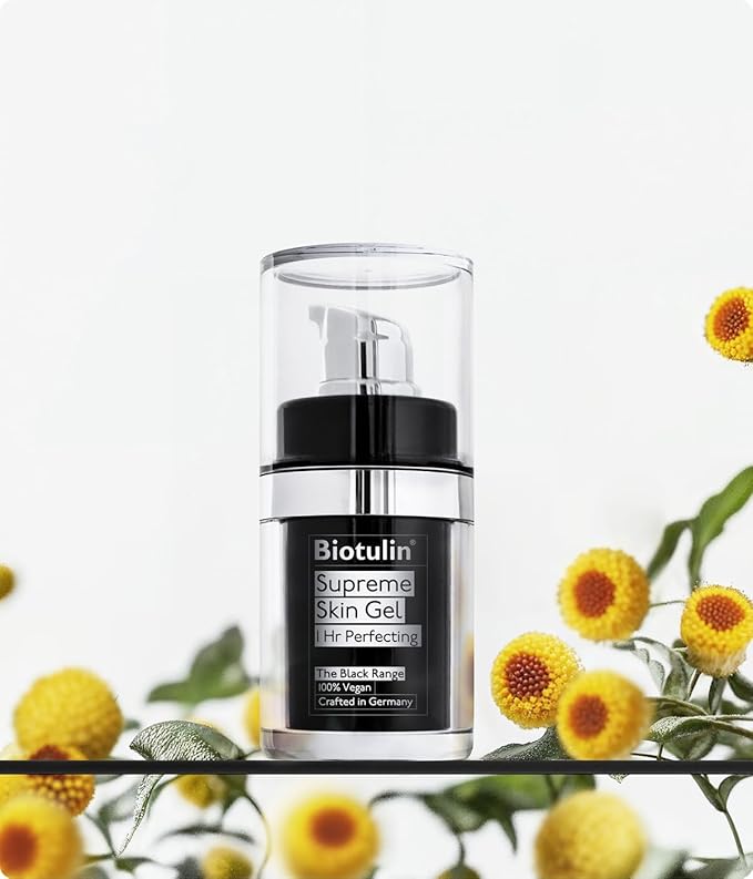 BIOTULIN - Supreme Skin Gel [2-Pack]| Reduces Wrinkles Within 1 Hour | Hyaluronic Acid Serum | Spilanthol Serum for Face I Anti Aging Treatment - 0.5 oz