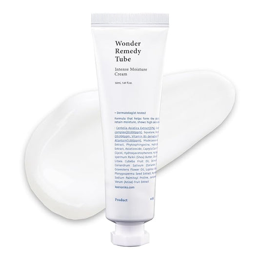 Korean Moisturizer with CICA & CeramideㅣHydrating Face Cream for Redness Relief & Barrier Repair, 1.69 Fl Oz