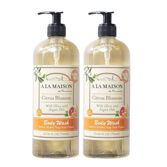 A LA MAISON Body Wash, Citrus Blossom, 25.36 Fluid Ounce, 2Pack