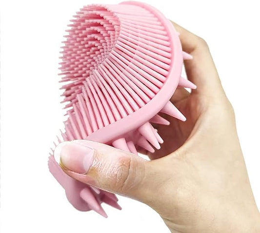 Soft Exfoliating Body Bath Shower Scrubber - Silicone Body Brush, 3 Pack for Kids and Adults with All Kinds of Skin