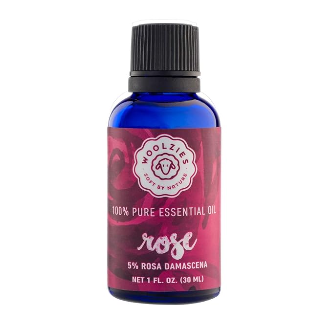 Woolzies Best Natural Rose Essential Oil Blend 1 Oz - Therapeutic & Premium Graded Aromatherapy Oil - Most Popular for Relaxation, & Skin Healing Use - For Diffusion & Topical Use