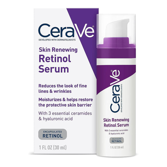 Anti Aging Retinol Serum for Face 💫 | Encapsulated Retinol + Hyaluronic Acid + Niacinamide & Ceramides 🌿 | Wrinkle & Fine Line Treatment | Gentle Brightening Serum for Sensitive Skin | Fragrance Free | 1 oz