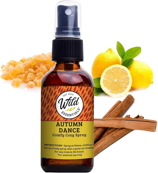 Wild Essentials All Natural Essential Oil Sprays, 2 Ounce, 60ml, Organic Witch Hazel, Aromatherapy, Made in USA