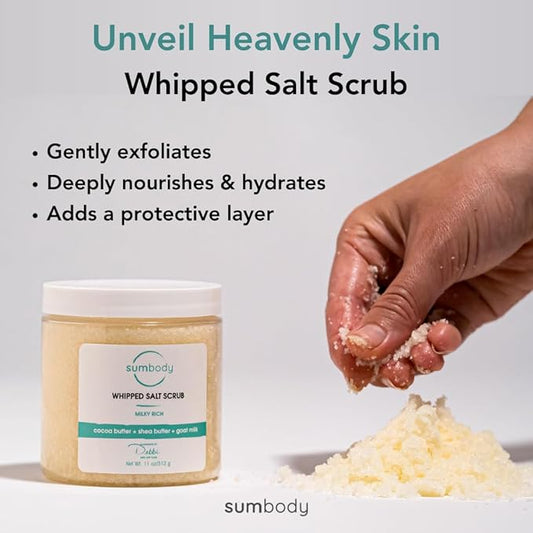Exfoliating Body Salt Scrub (21oz) Dragon Fruit, Antoxidant Rich, All Natural, USA Made, Self Care Gifts For Women, Teens, Men Sensitive Skin Nourishing, Hydrating, Non-Toxic