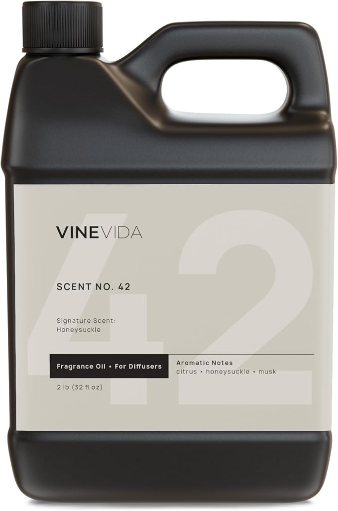 VINEVIDA [32 Fl Oz] Honeysuckle Fragrance Oil for Cold Air Diffusers, Essential Oils for Diffuser Oil Refill & Air Freshener Room Spray