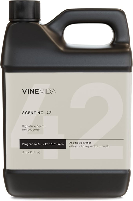 VINEVIDA [32 Fl Oz] Honeysuckle Fragrance Oil for Cold Air Diffusers, Essential Oils for Diffuser Oil Refill & Air Freshener Room Spray