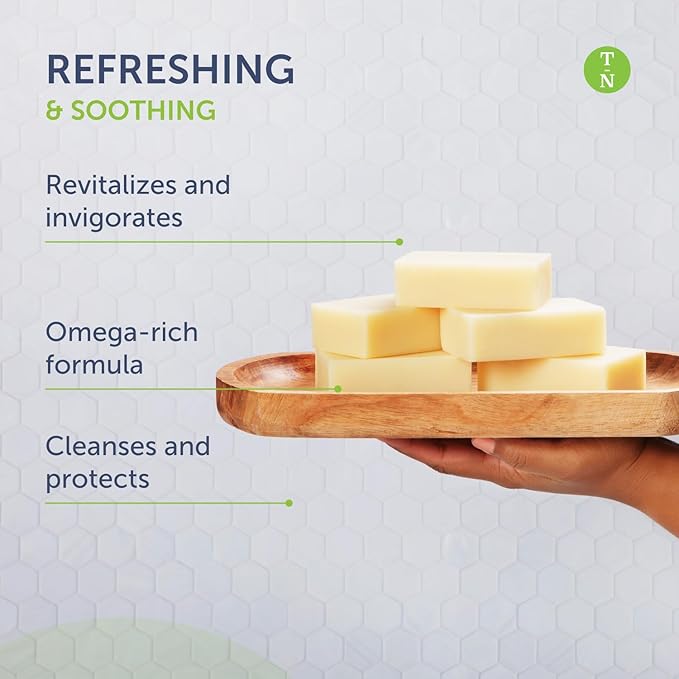 Truremedy Naturals Pack of 2 Tea Tree Body Wash with Peppermint and Eucalyptus - Soothing Tea Tree Oil Bar Soap for Men and Women - Refreshing Foot and Body Soap Bars for All Skin Types