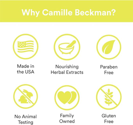 Camille Beckman Foot Treatment Moisturizing Cream, Citrus Mint, 6 Ounce