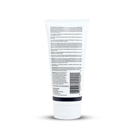 Nordic Care Foot Care Cream, 6 oz. | Foot Lotion for Cracked & Dry Skin | For Dry Feet, Cracked Heels & Callus Removal | Hypoallergenic & Lanolin-free | Essential Oils, Eucalyptus, Urea & Glycerin