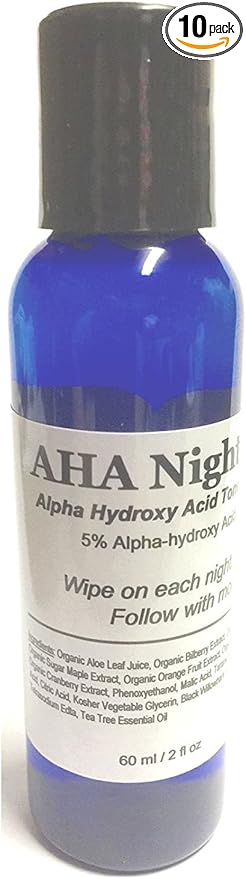 AHA Night Toner Alpha Hydroxy Acid Skin Treatment