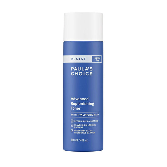 Paula’s Choice Resist Advanced Replenishing Toner – Anti-Aging Facial Toner with Hyaluronic Acid, Vitamin C & E – Lightweight Hydrating Toner for Dry, Aging Skin – Fragrance-Free, 4 fl. oz