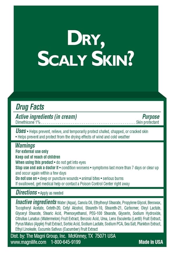 MagniLife DB Diabetics’ Foot Cream for Dry, Cracked & Scaly Skin, 4 oz, Dry Skin Relief, Intense Moisturizing Cream Relieves Rough Heels, Chafed Skin, Unscented, No Petroleum or Mineral Oil